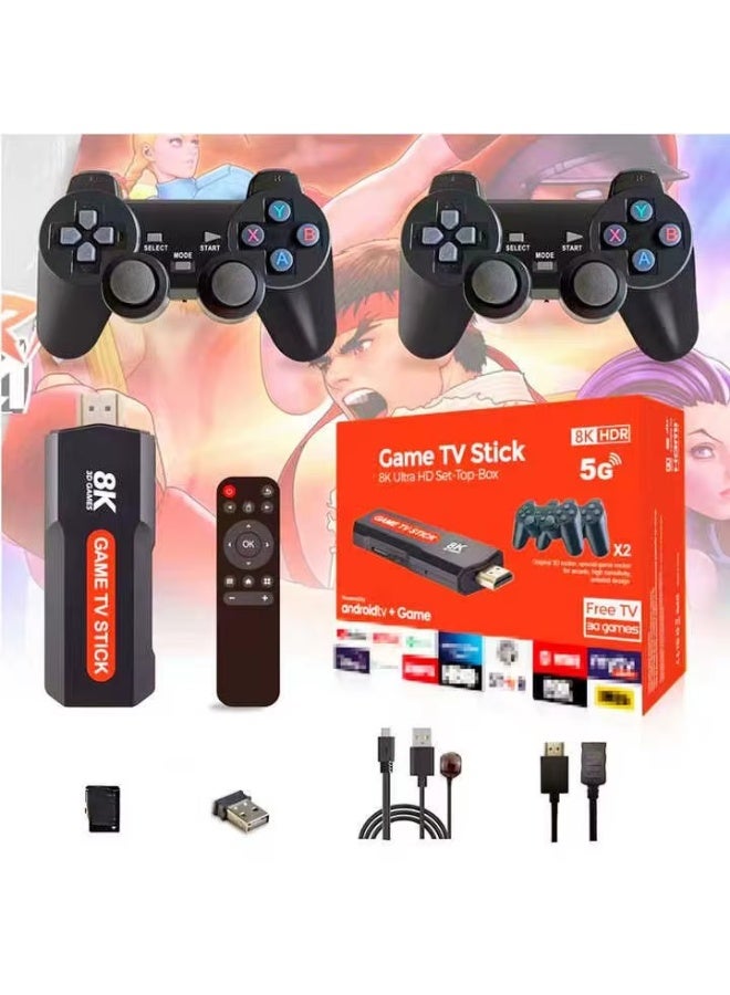 Q9 Video Game Console with Wireless Controller, TV Box, X2 PLUS, 8K, 64GB Built-in Storage, Games for PS1 - Image 4